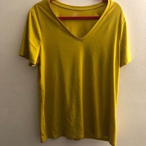 3 for $10 Mustard Yellow V-neck Short Sleeve Tee
